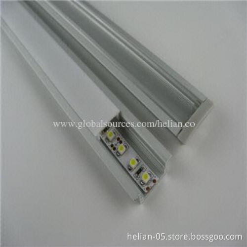 6063 LED Aluminum Profile with End Caps and Fixing Clips
